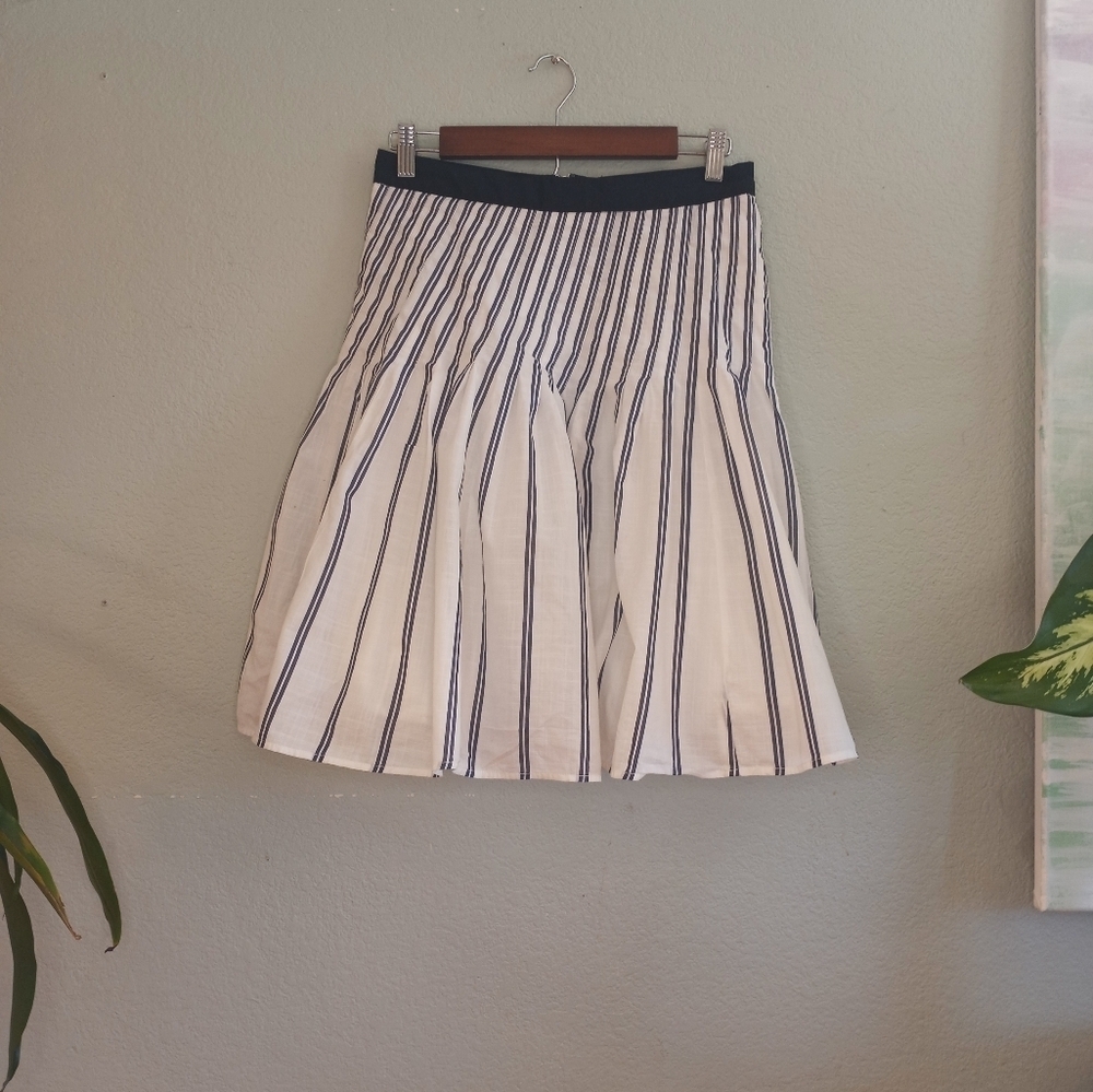 Anthropologie Floreat A Line Cotton Voile Skirt w Cottagecore Feminine Petticoat